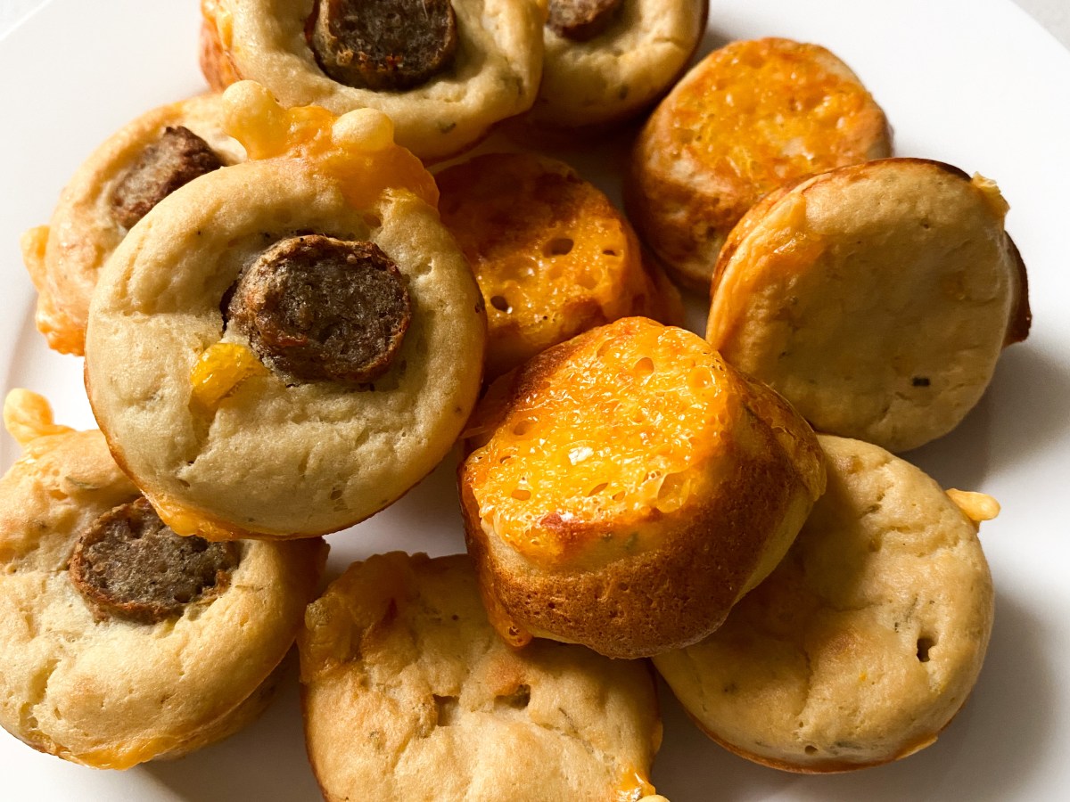 Cheddar & {1/2} Sausage&nbsp;Biscuits